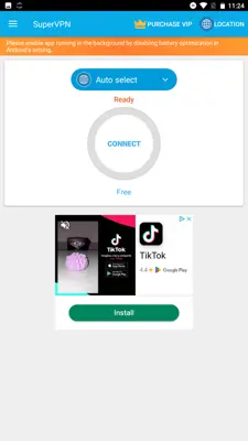 SuperVPN Fast VPN Client android App screenshot 0