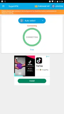 SuperVPN Fast VPN Client android App screenshot 1